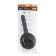 Showing watering can Accoona A353F, D = 200 mm, plastic, 1 mode, black