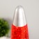 Lava-lamp metal, glass, wax "Lava. Ebrastis" E14 25-35W gold 34x8.5x8.5 cm Risalux