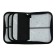 Penal 3 sections, tab inside, 140 x 210 x 40 mm, fabric, calligrata top Block "Mask"
