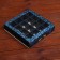 New Year. Box of 16 sweets, 17.7x17.7x3.8 cm, confectionery packaging