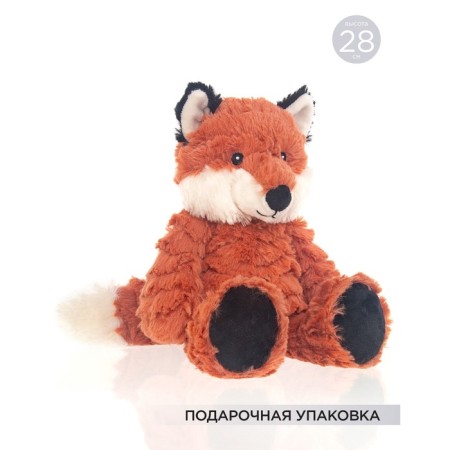 Soft Gulliver toy "Fox Embber", orange color, 28 cm-2