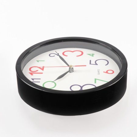 Watch Wall "Color Figures", D-20 cm, discrete move-3