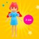Fairy -tale doll "Fleeca" with accessories, mix