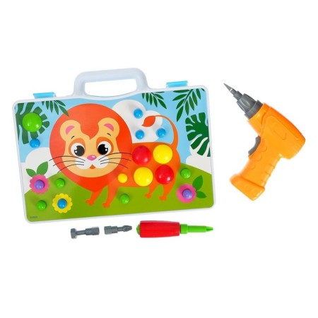 3D-brain with a screwdriver "Funny animals", in a suitcase-2