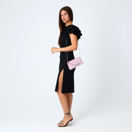Female bag on a magnet, pink color-6