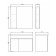 Mirror Comfort Comfort Bromse 80 for the bathroom, sonoma oak color