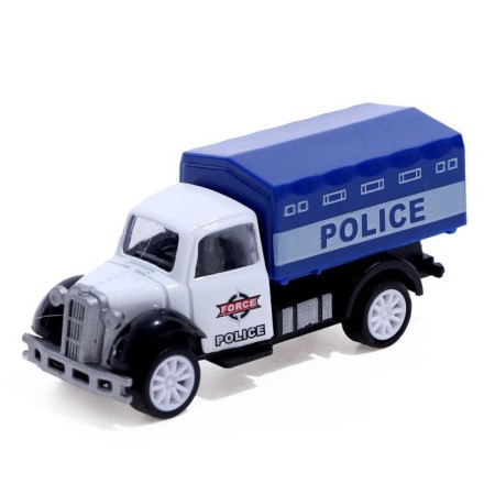 Metal “Police” truck, inertia, mix-4