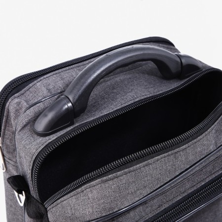 Male bag, "ZFTS", black color-4