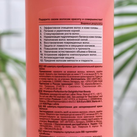Шампунь ВITЭКС Perfect Hair «Совершенные волосы», для всех типов волос, 470 мл-1