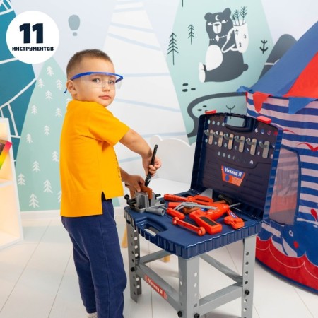The gaming module in the Smolets Self suitcase, 69 elements, with sound effects, works from batteries-7