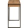 Computer table Leo Loft oak vanan/matte black metal, black 39x85x75 cm