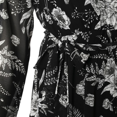 Women's dress MIST PLUS-SIZE, R.58, Black-6