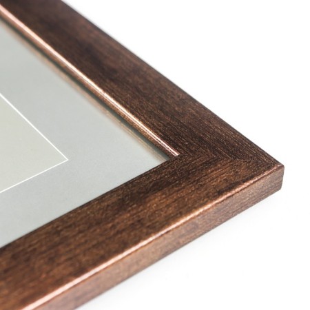 Plastic photo frame "Emma" 15x20 cm, brown-4