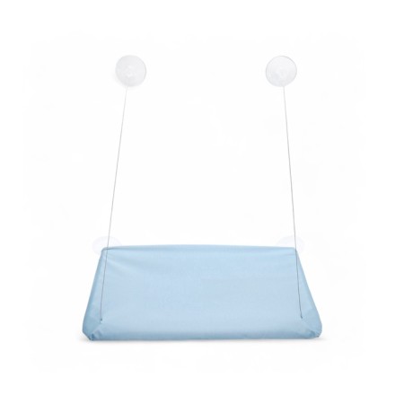 Gamak for a cat on a window, 45*30 cm, weight up to 5 kg, bag, blue-1