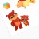 Children's stickers with a luminous layer "Pets", 11 x 16 cm