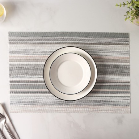 Serving napkin on the rain table, 45 × 30 cm, beige color-4