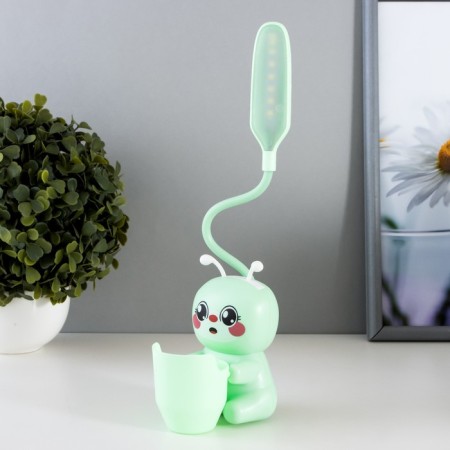 Board "Bee" LED 3W USB AKB Green 9.5x8.5x25 cm-4