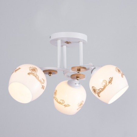 Gabriel chandelier 3x60W E27 white 46x46x28cm-1