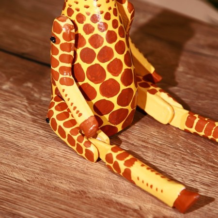 Souvenir "Girafic" hanging paws, wood 40 cm-3