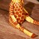 Souvenir "Girafic" hanging paws, wood 40 cm