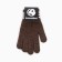 Gloves are single children, brown color, size 14 (7-9 years)