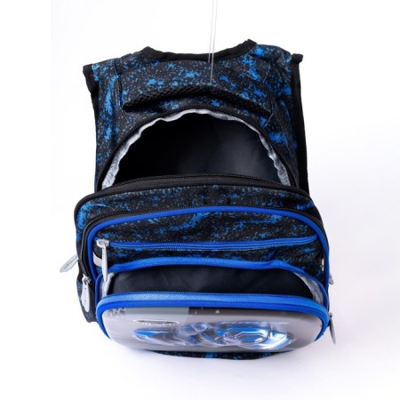 Baby backpack on lightning, dark blue color-2