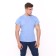 T-shirt male plain, color light blue, size 54