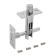 Nimbed Bulat Zdt 01.60.04 gate valve, end, square 8x8 mm, chrome