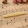 A set of lower thresholds for the Music Life guitar, 6 pieces, 7x0.9x0.3cm, white