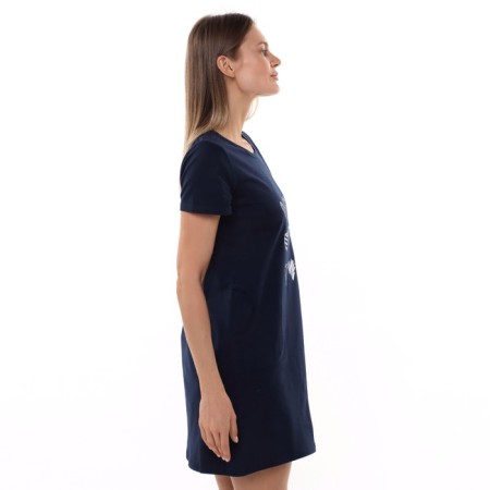Homemade dress, blue, size 52-1