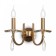 Bra Forte, 2x40W E14, Color Gold