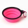 Silicone bowl, folding, 250 ml, 13 cm, pink 6253509