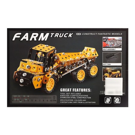 Metal designer "Farmer truck", 221 details-2