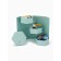 Three -level soapy composition turquoise