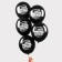 Shar Latex 12 "" Happy Birthday, Man ", 1 tbsp., Set of 5 pcs.