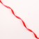 Plastic tape "Bright matte", 1.2cm x 45m, red