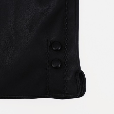Gloves are female, dimensionless, without insulation, black color-1