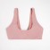 Female swimming top minaku monophonic, powder color, size 48