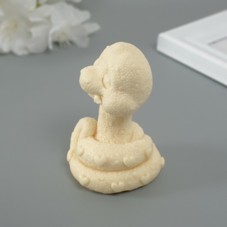 Mold Silicon "Snake in the heart" 6.5x4x4.5 cm-2