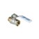 Ball the ball Aquasfera Standard 1103-05, 1 1/2 ", PN 16, internal/outer, lever, nickel