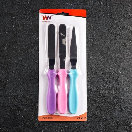 A set of pastry shovels "Night", 23 × 8.5 × 2.5 cm, 3 pcs, color mix-5