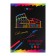 A5 sketchbook, 100 sheets "Bright impressions", hard cover, matte lamination, selective varnish, white block 100 g/m²