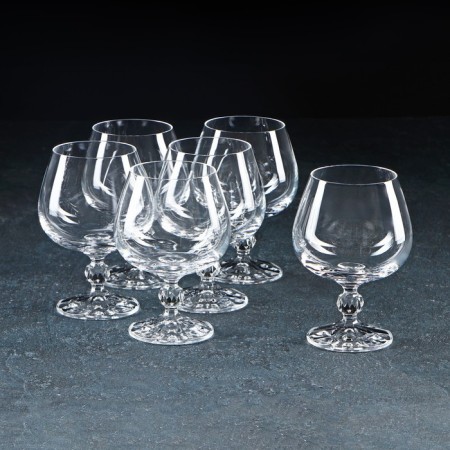 A set of glasses for brandy "Claudia", 250 ml, 6 pcs