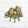 The key a wall -mounted “Happiness in the house”, three owls, 8.3 x 7 cm.