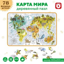Конструктор - пазл «Карта мира»