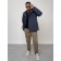 Sports male jacket, size 54, dark blue color