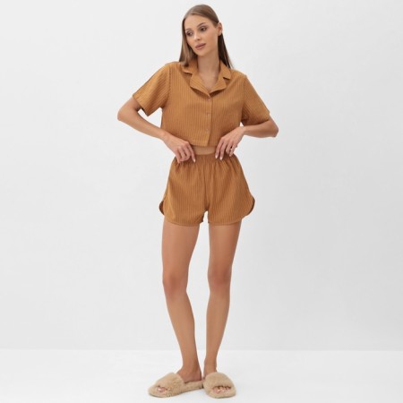 Female pajamas (shirt and shorts) KAFTAN "strip" R.40-42, security-1