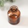 Diffuser for essential oils "bottle" 50 ml transparent brown 4.8x4.8x7 cm