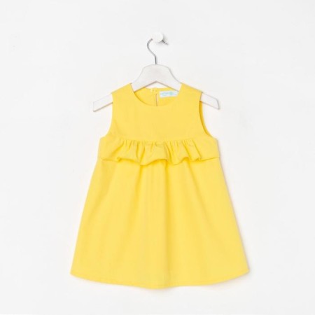 Children's dress with ruffles KAFTAN, p. 28 (86-92), yellow-3