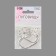 Decorative fastener "Circle", 9.5 × 3 cm, silver color